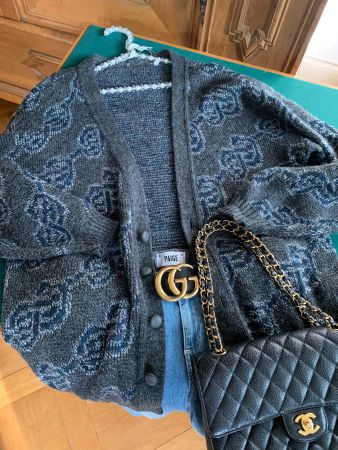 VINTAGE`80-90 Strickjacke  Größe: L